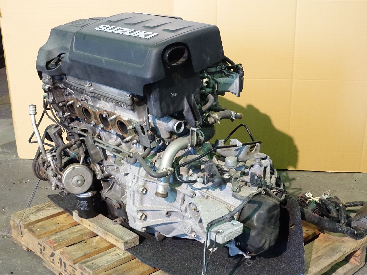 8684 スイフトスポーツ ZC31S M16A 5MT エンジン/ミッションセット エンジンコンピューター付 (N1-3)拍卖