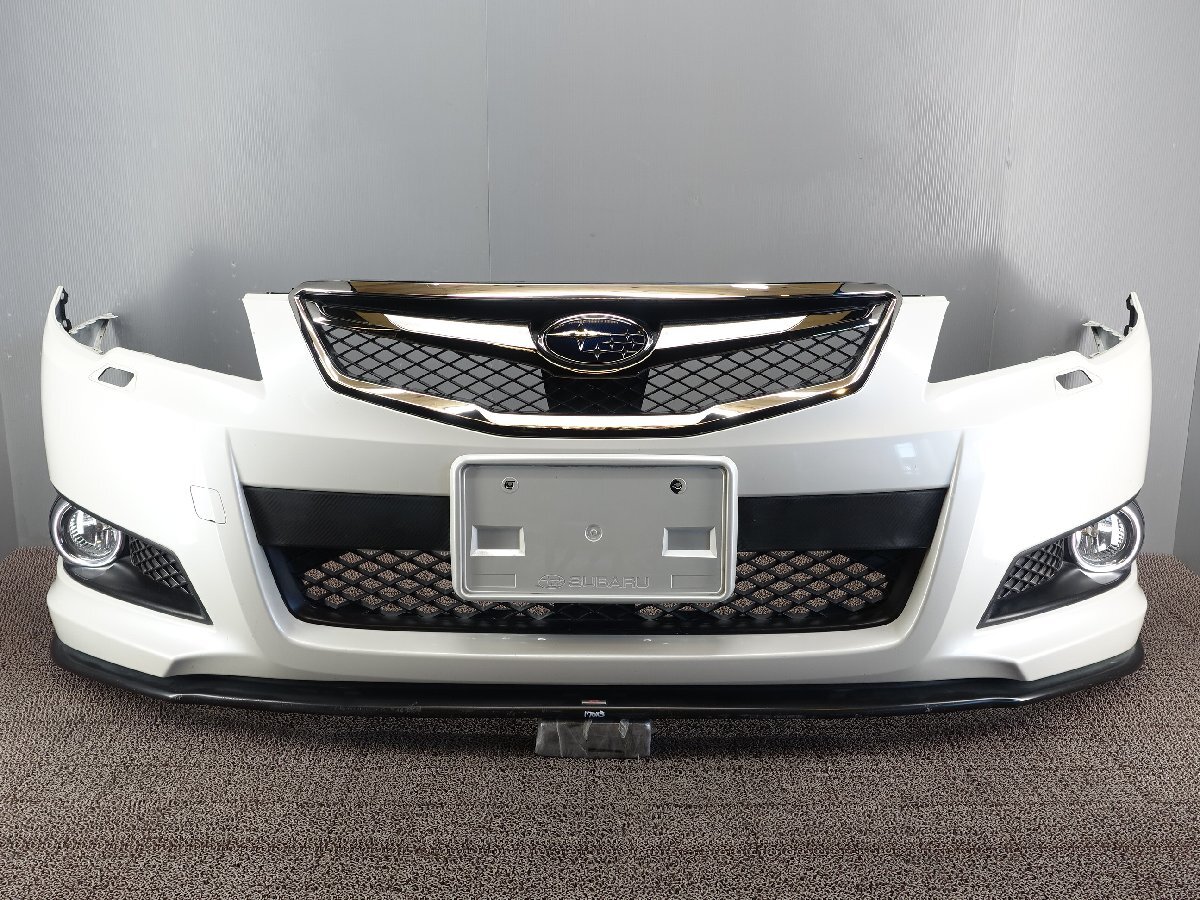 9013 レガシィ BR9 37J Fバンパー フロントバンパー STIスポイラー/フォグ/グリル付 (JK5-6)拍卖