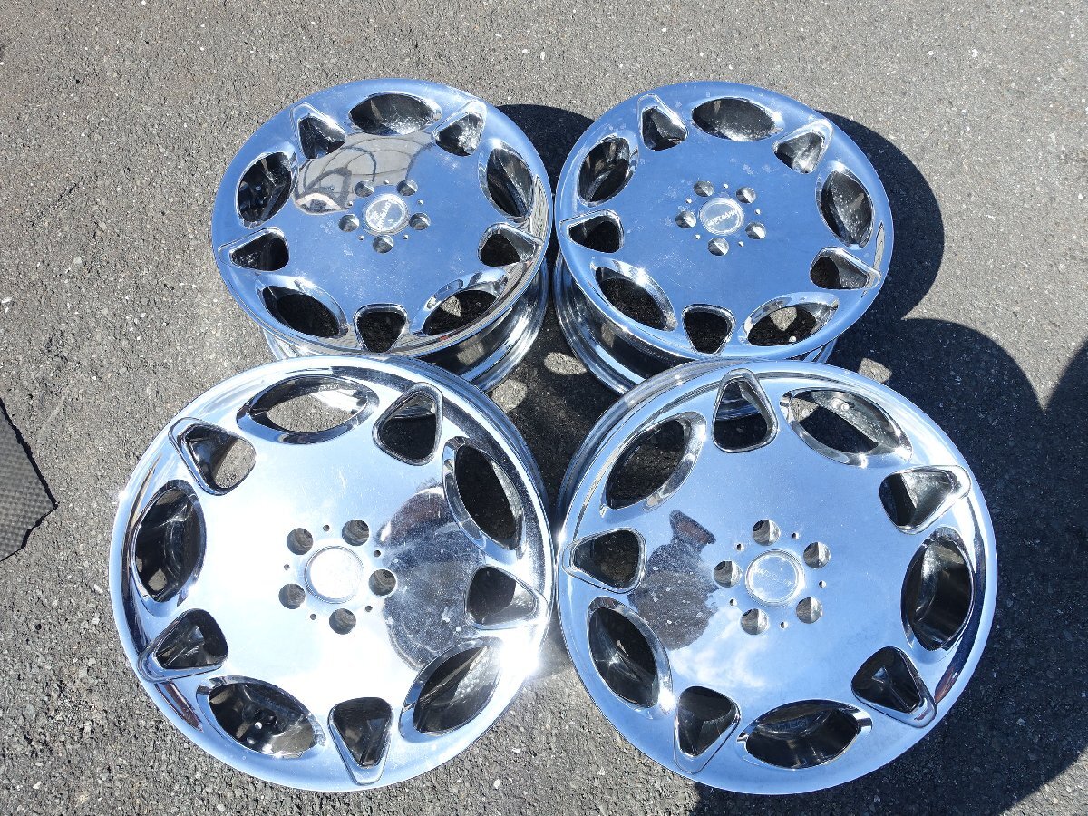 02-1209 LUFTBAHN/ルフトバーン DR5 アルミホイール 19×8j 5H PCD114.3 +38 4本拍卖