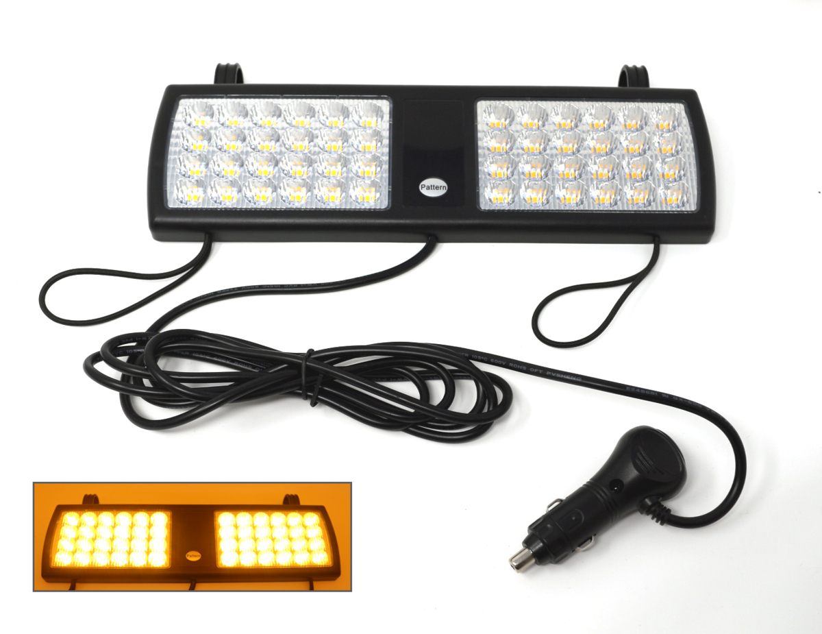 サンバイザー装着仕様48LEDパトランプ/薄型モデル/黄拍卖