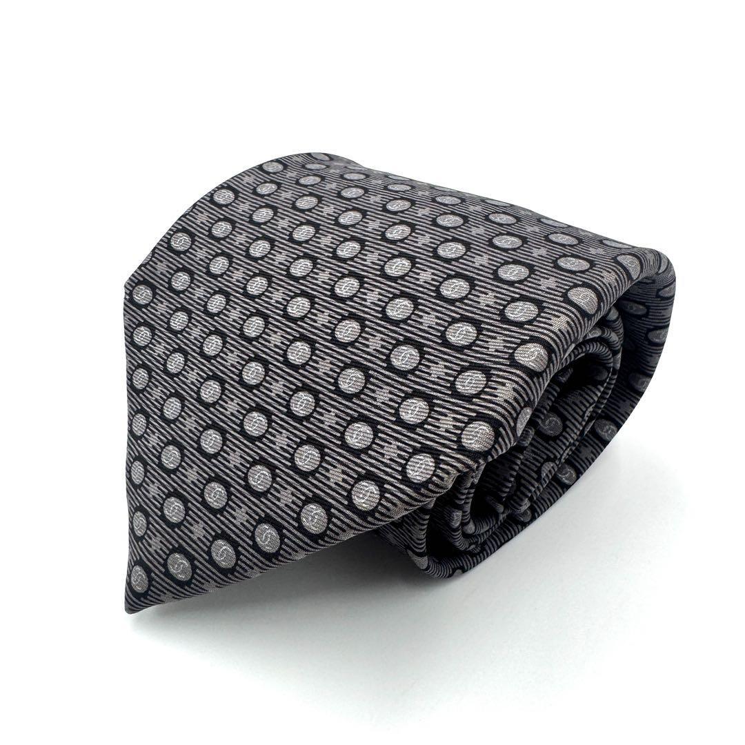 【美品】CHANEL シャネル シルク ネクタイ ドット拍卖