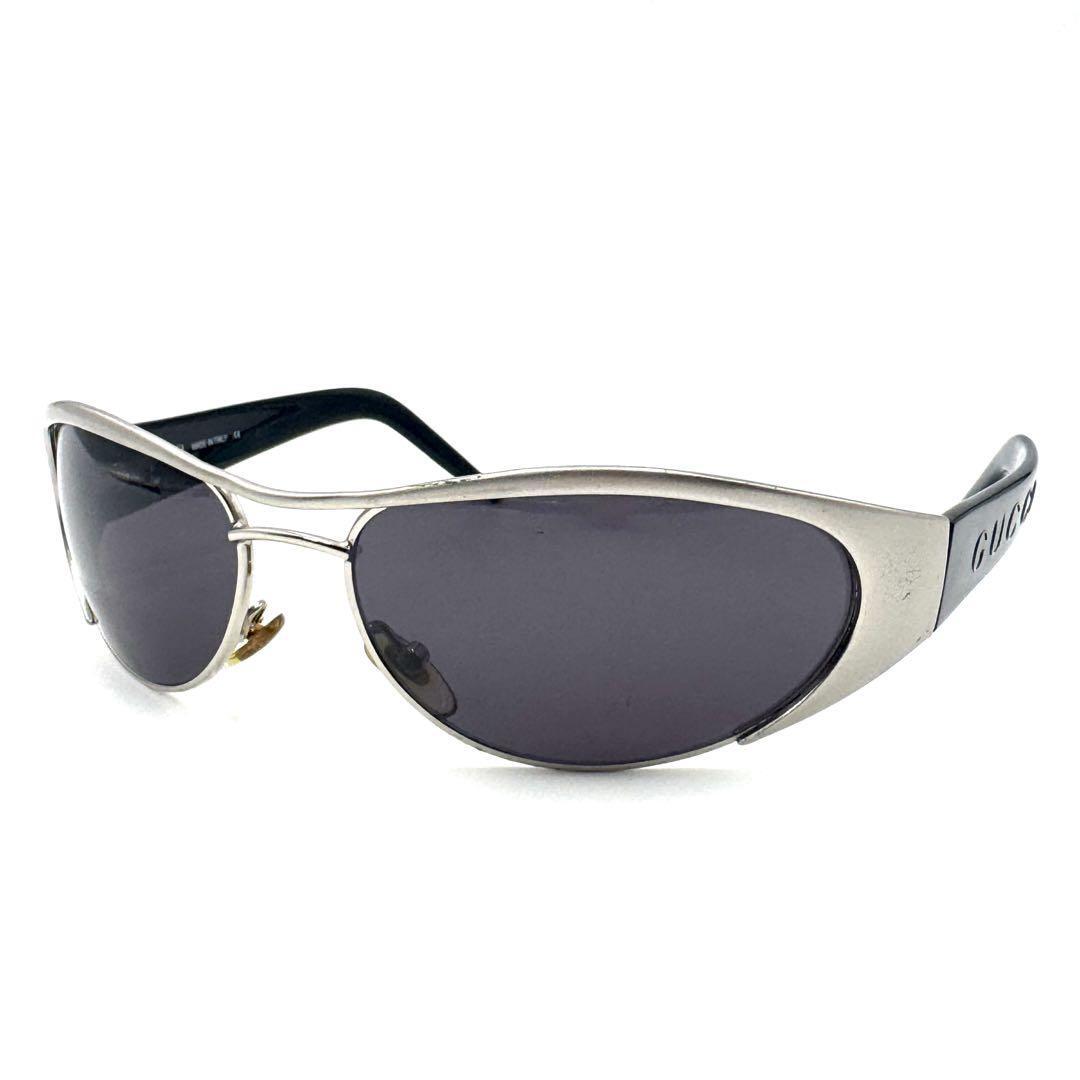 GUCCI グッチ サングラス ブラック×マットシルバー GG2381拍卖