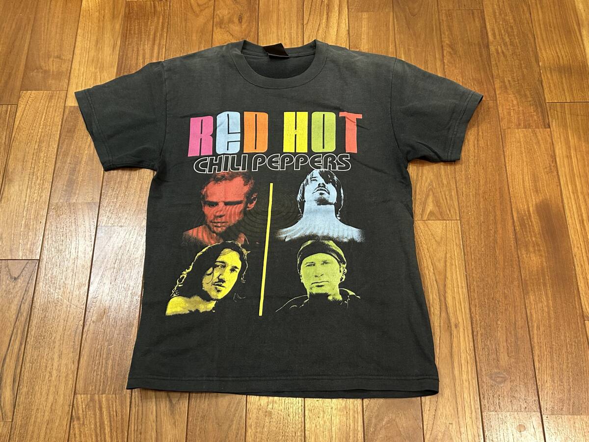 RED HOT CHILI PEPPERS レッドホットチリペッパーズ レッチリ Tシャツ M ブラック TOUR ツアー オフィシャル VINTAGE 古着 両面 ロックT拍卖