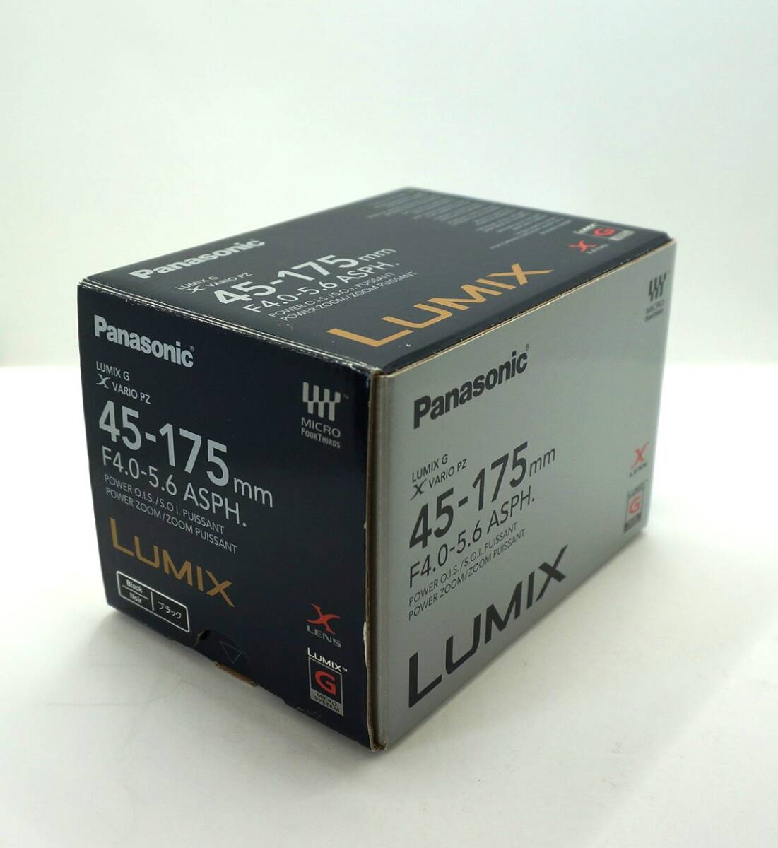 Panasonic LUMIX G 45-175mm F4.0-5.6 ASPH 元箱 空箱 外箱 説明書付き 送料無料(北海道、沖縄、離島発送不可)拍卖