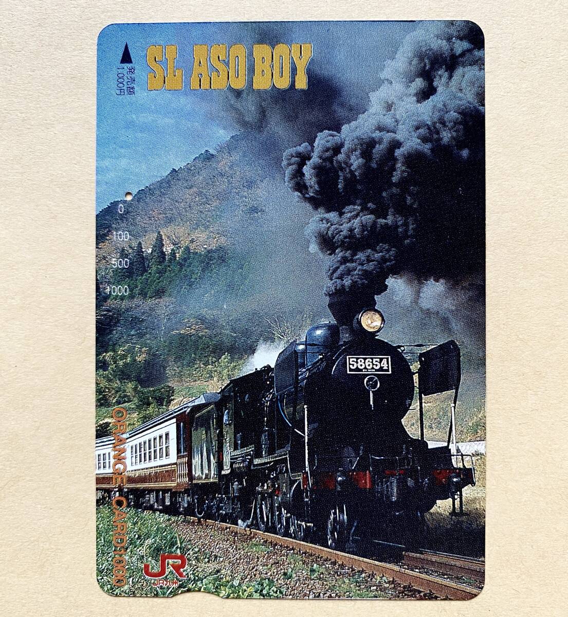 【使用済】 SLオレンジカード JR九州 SLあそBOY拍卖