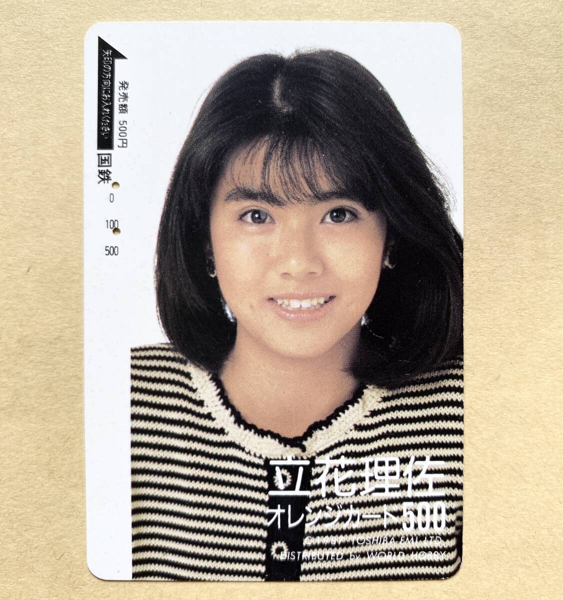 【使用済】 オレンジカード 国鉄 立花理佐拍卖
