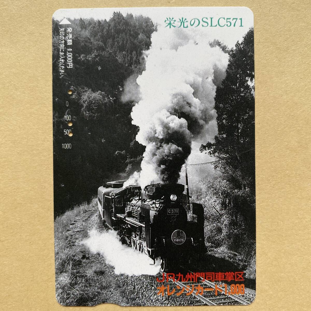 【使用済】 SLオレンジカード JR九州 栄光のSL C571拍卖