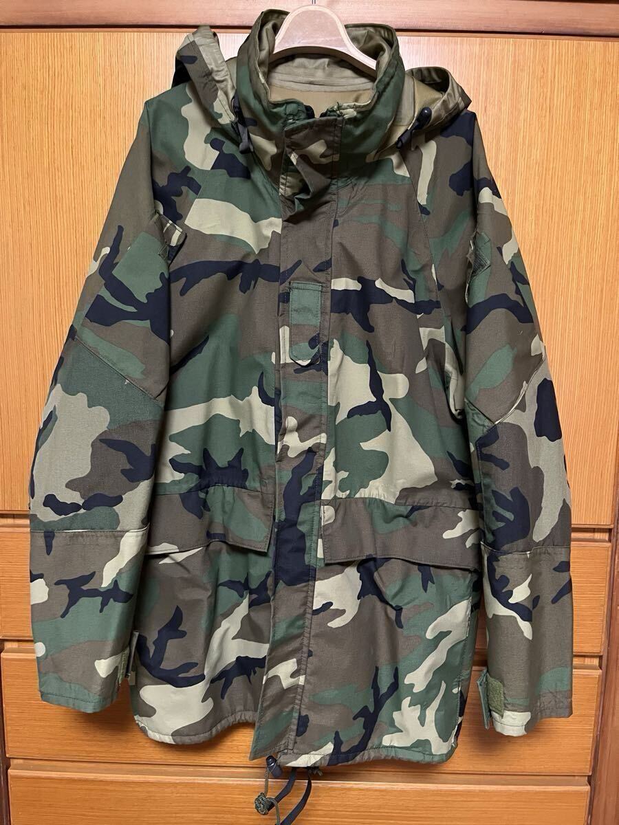 貴重 状態良好 米軍実物 2G ECWCS PARKA GORE-TEX 迷彩 ウッドランドカモ 拍卖