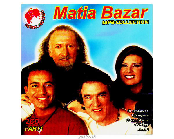 MATIA BAZAR マティア・バザール 大全集 PART1 183曲 MP3CD 2P☆拍卖