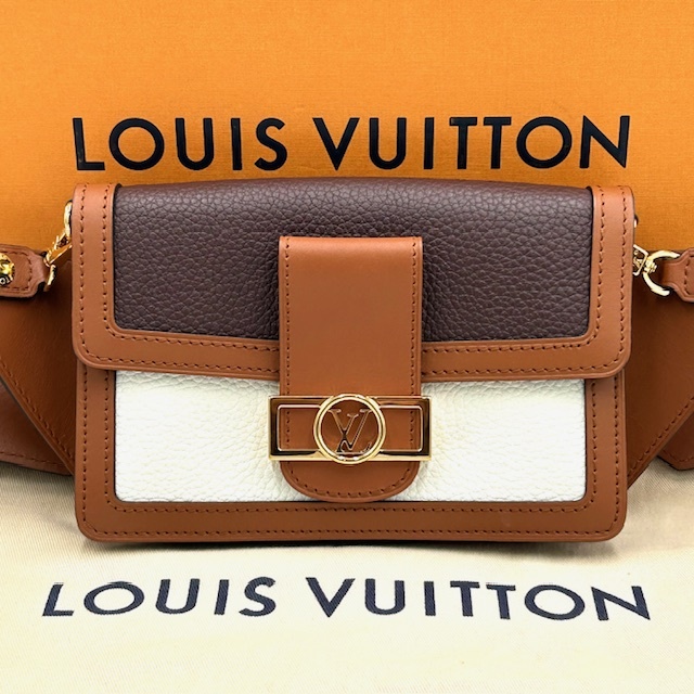 極美品 ルイヴィトン ドーフィーヌ バムバック トリヨン ボディバッグ ウエストバック拍卖