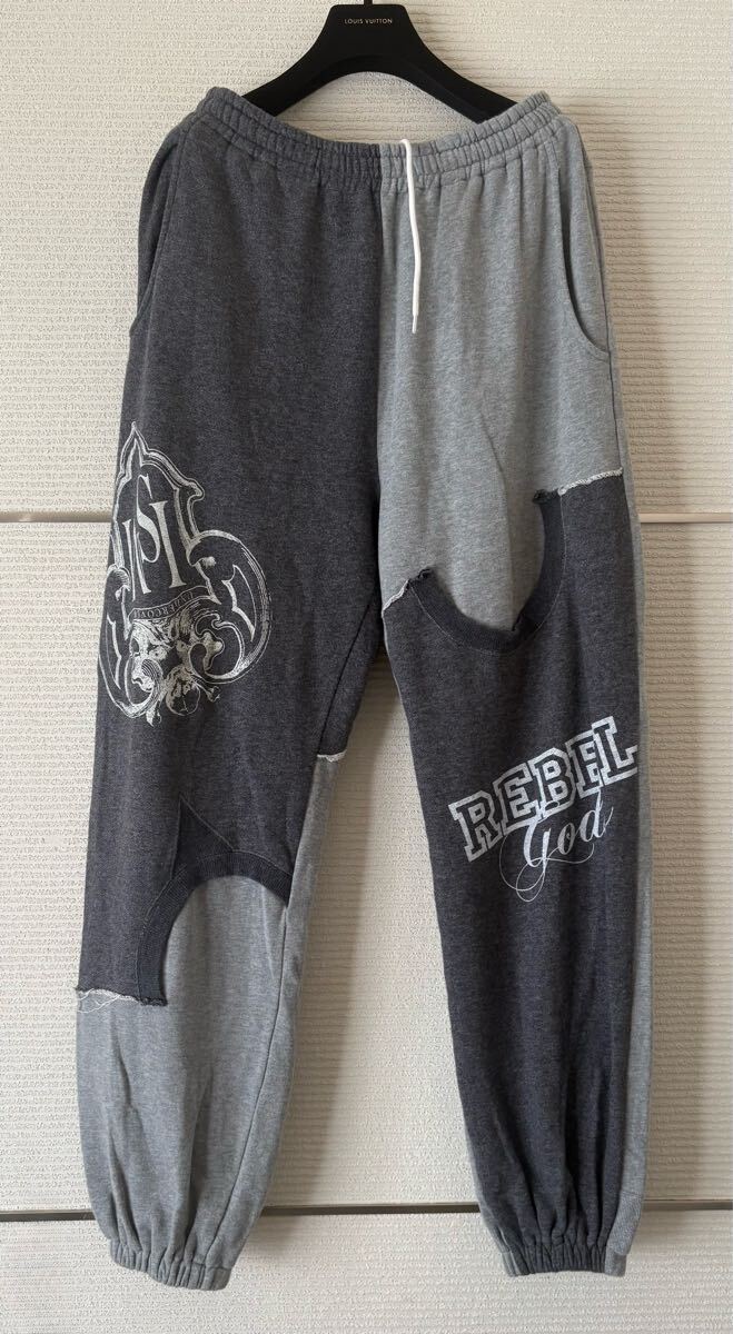 UNDERCOVERISM 22SS ツギハギスウェットパンツ UI1B4501 グレー サイズ:3 (アンダーカバーイズム)アンダーカバー【USED】拍卖