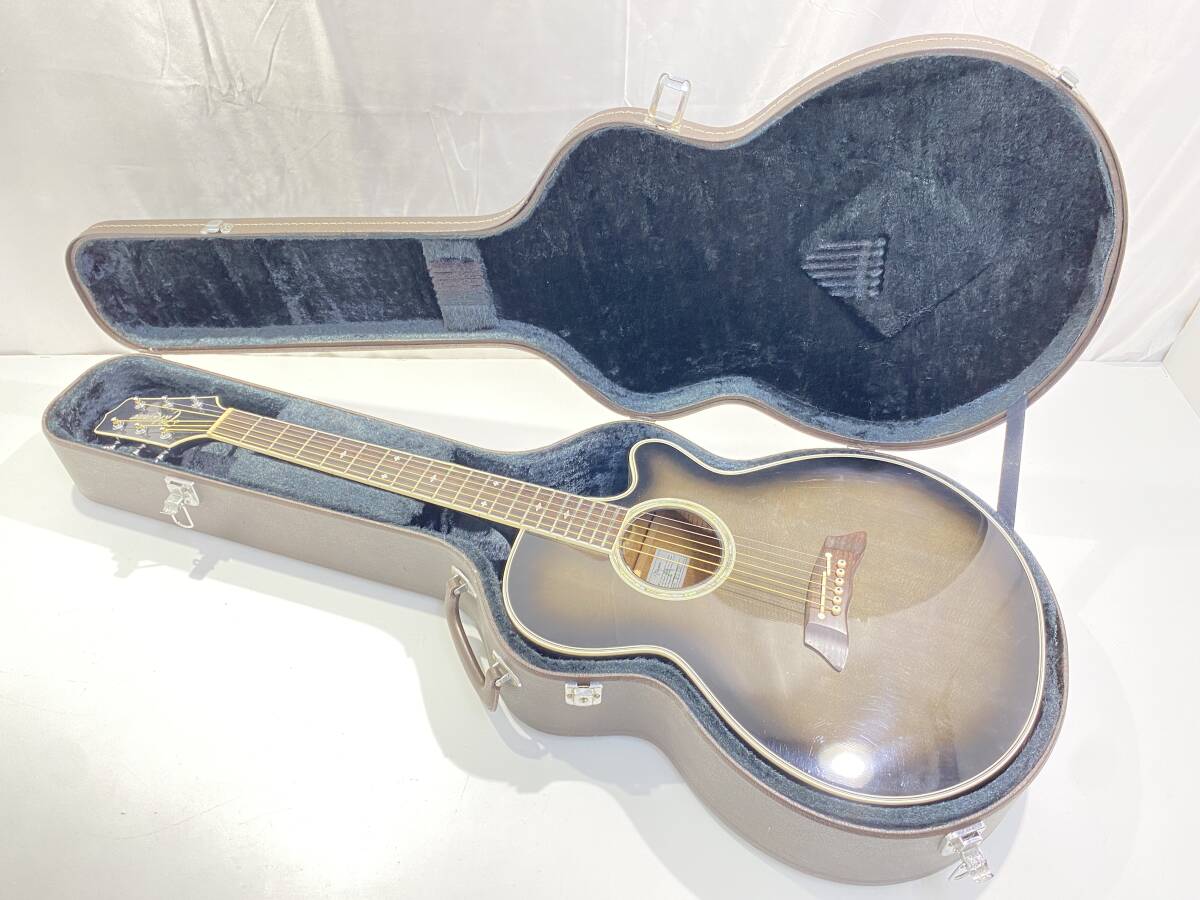 中古品 TAKAMINE PT-108 タカミネ エレアコ アコースティックギター 専用ハードケース付拍卖