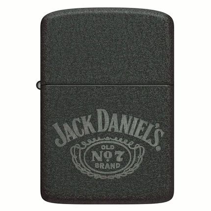 ジッポー オイルライター USA Zippo Jack Daniel's No. 7 Design 1941 Replica Black Crackle 46796/送料無料拍卖