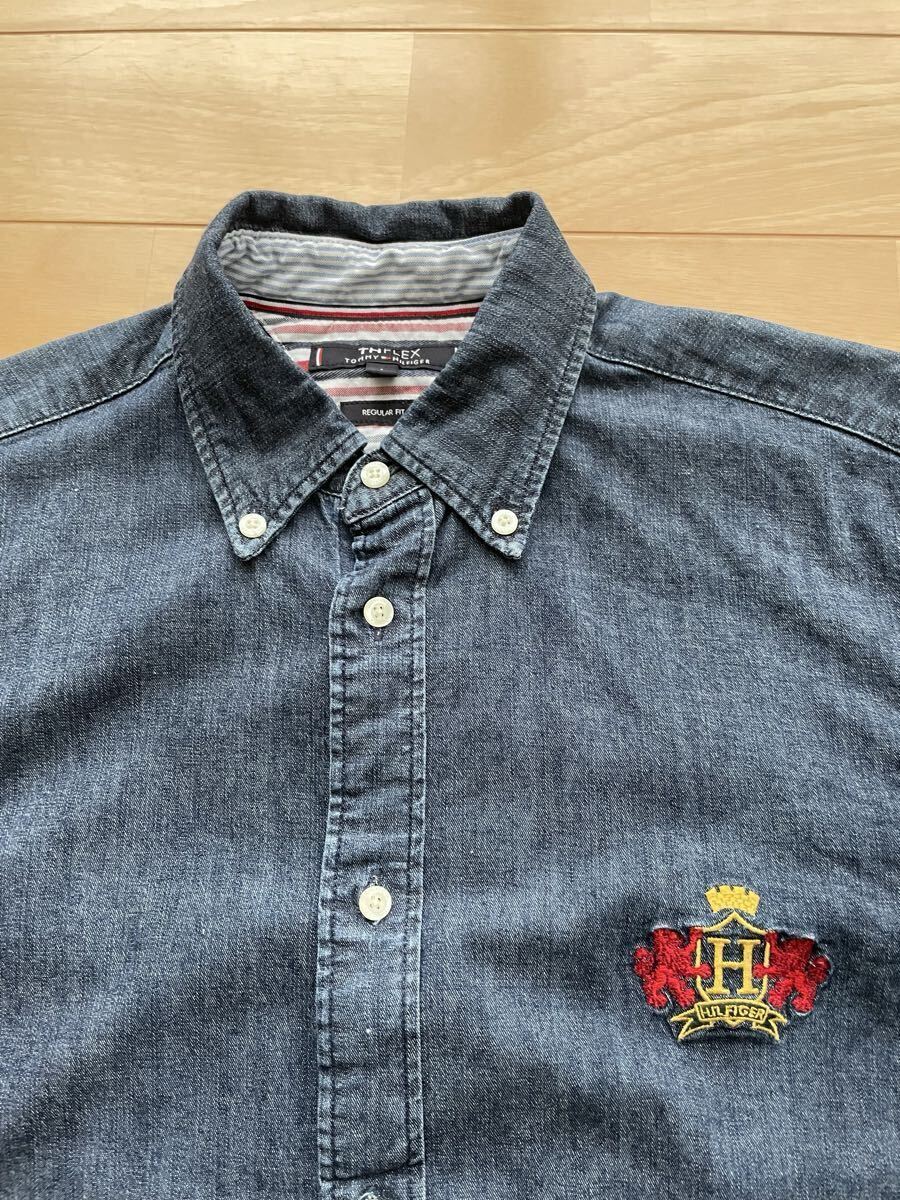 トミーヒルフイガー 長袖シャツ Sサイズ拍卖