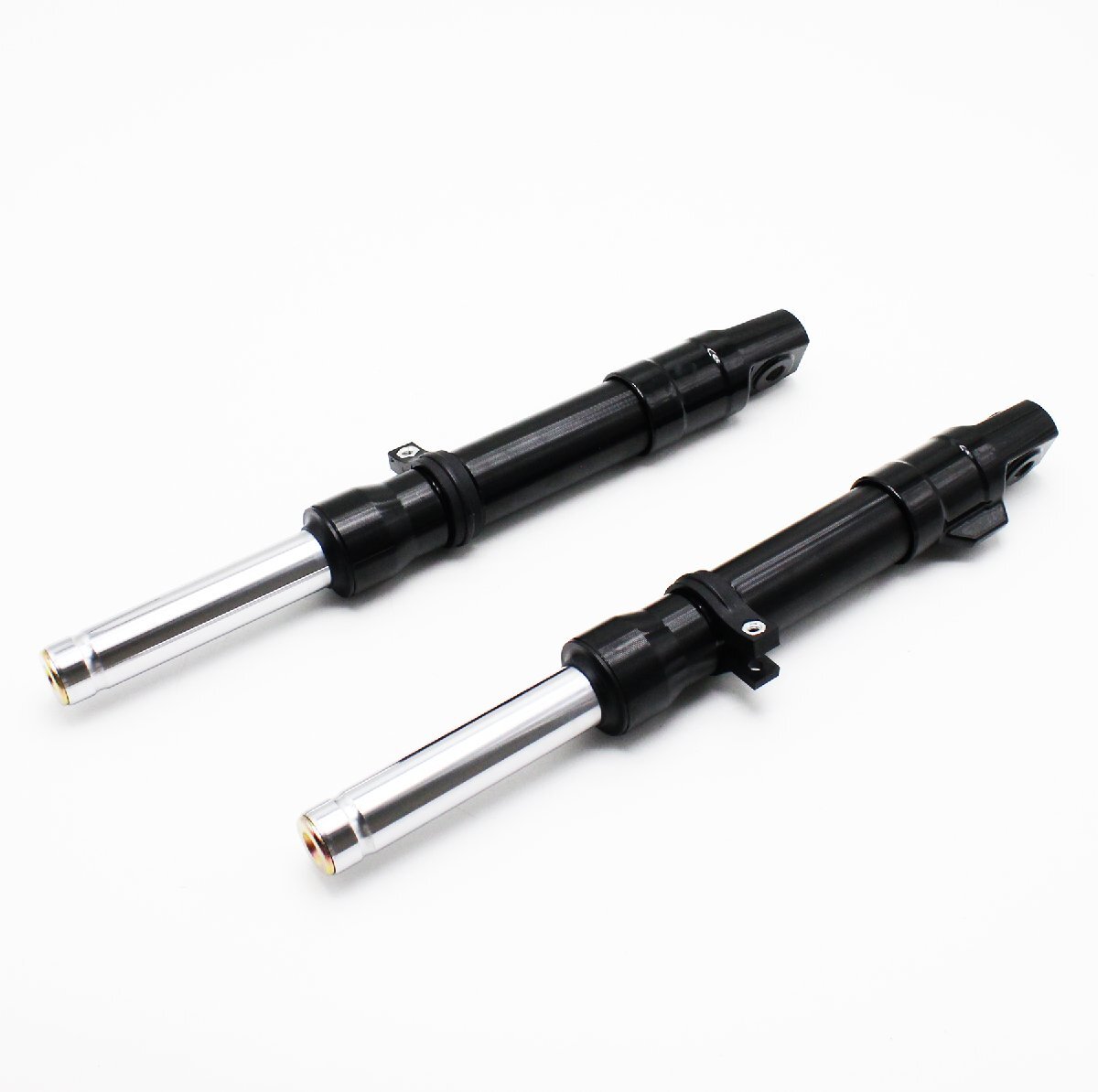 フロントフォーク フロントサスペンション 27mm ドラムブレーキ用 ブラック 黒 ライブディオ ZX AF35 AF34 AF18 AF27 AF28 ディオ ホンダ用拍卖