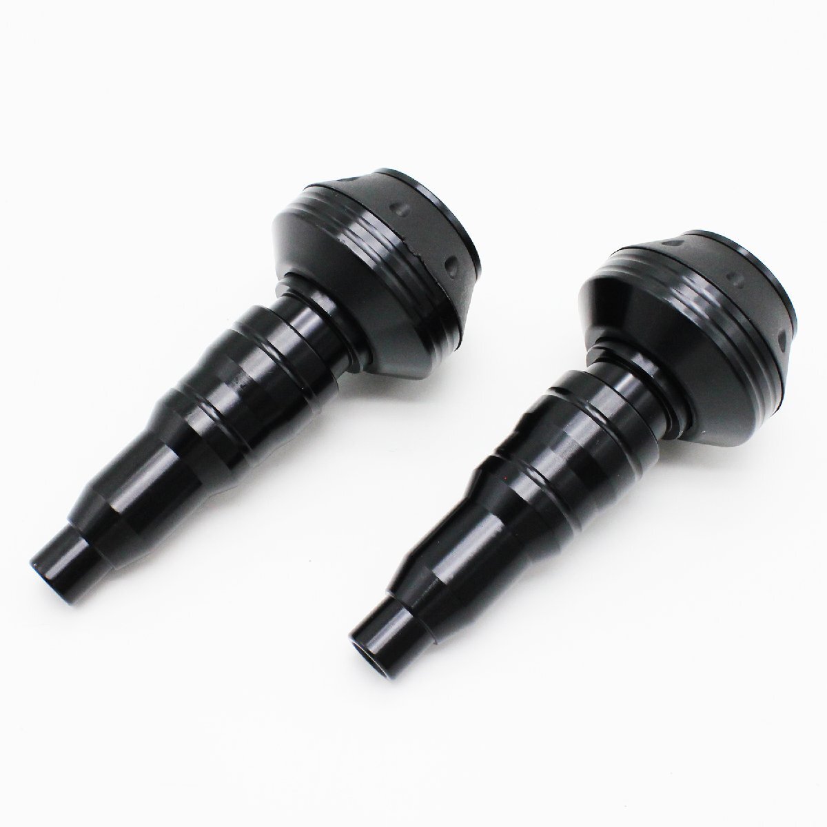 丸形 エンジンガード 黒 フレームスライダー ZRX1100 ZRX1200 ZRX400 GPZ900R ZZR400 クラッシュパッド 左右セット拍卖