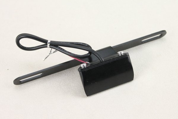 送料格安 ブラックアルミLEDナンバー灯 ホワイトSMD 白 スポーツスター ソフテイルFXST ツインカムTC96 チョッパー ボバー ダイナFXD拍卖