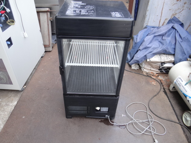 K1205 茨城県常総市 サンデン コカコーラ AG-LI54X-CCBK 卓上型 冷蔵ショーケース 67L 4面ガラス SANDEN Coca Cola 2009年製 中古品拍卖