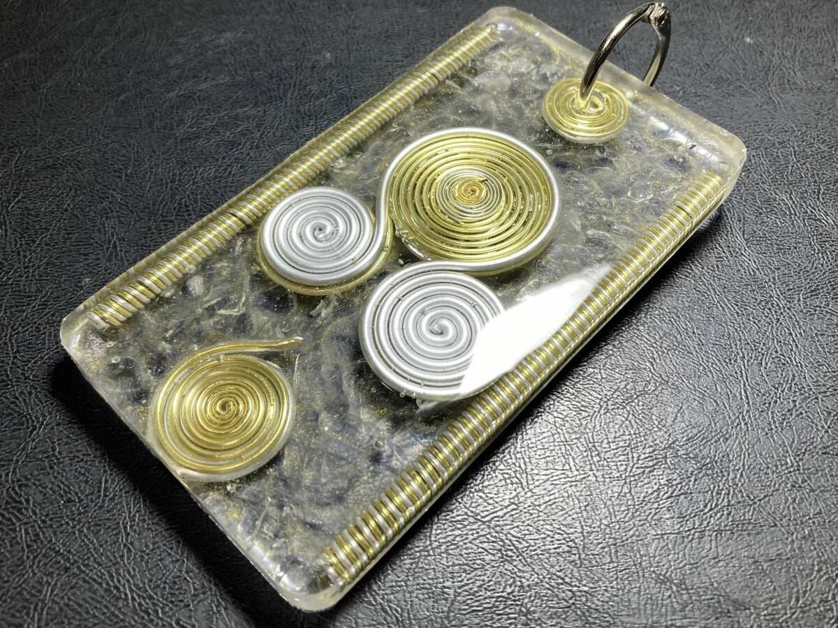 パラサイト・イミラック、ギベオン破片最強コイル結界札(イミラック、ギベオン破片入り、シルクゴールド)縄文 古神道 宇宙拍卖