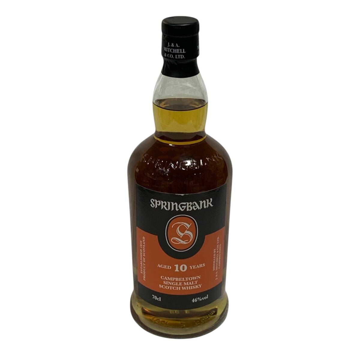 ◆未開栓◆ SPRING BANK スプリングバンク 10年 700ml 46% シングルモルト スコッチウイスキー キャンベルタウン 箱無 V99980N拍卖