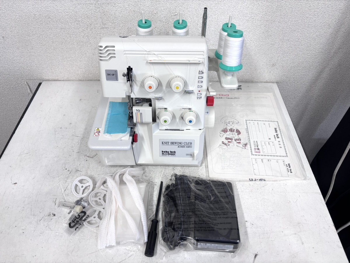 E963 JUKI ジューキ baby lock KIMIE SATO ベビーロック BL4-828DF 家庭用ロックミシン 中古品拍卖