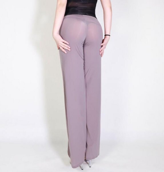 YT1003 レディースパンツ☆ 大人sexy☆ 透け感 人気 ファッション グレー拍卖