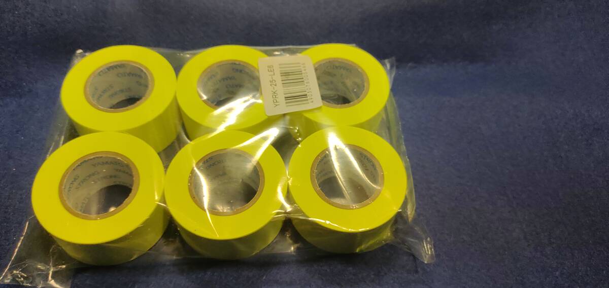 ヤマト ロールふせん 強粘着 つめかえ用 25mm幅×10m 6巻入り レモン拍卖