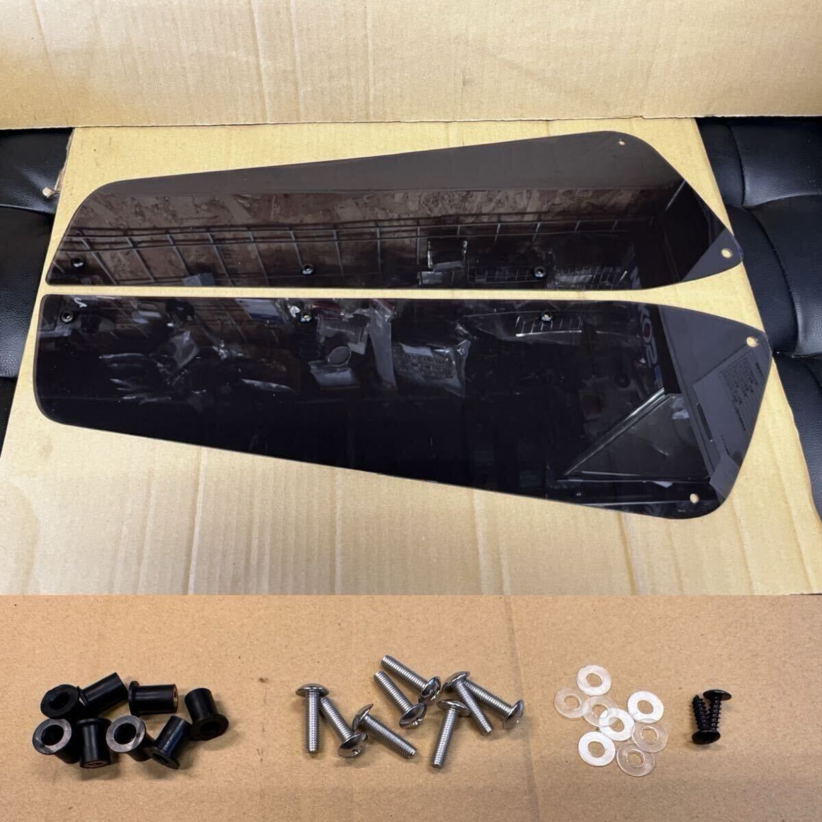 【改良版】ジャイロキャノピー 用ワイドバイザー ポリカーボネート製 モトクラフト 【単品 ルーフバイザー左右】拍卖