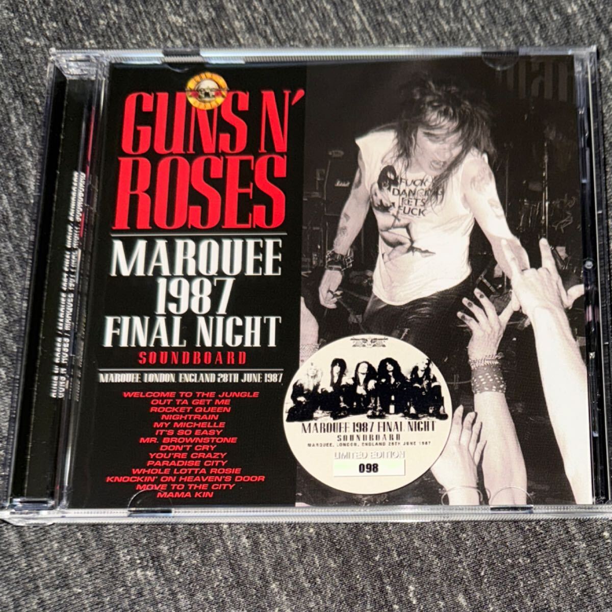 Guns N’ Roses Marquee 1987 FINAL NIGHT Soundboard 拍卖