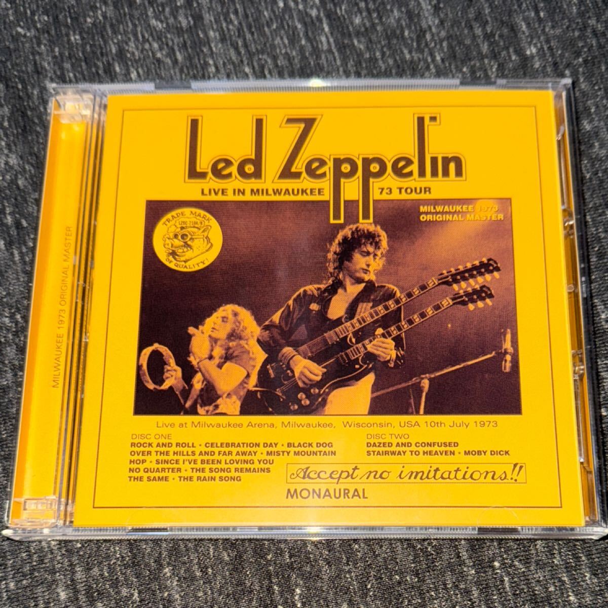 LED ZEPPELIN Milwaukee 1973 Original Master 2CD拍卖