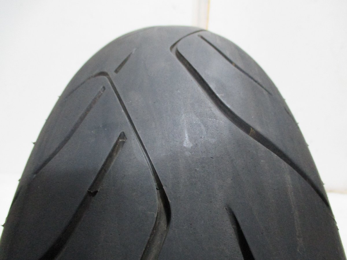 160/60ZR17 M/C 69W (1本) I-959 中古バイクタイヤ ダンロップ SPORT MAX ROADSMARTⅢ拍卖