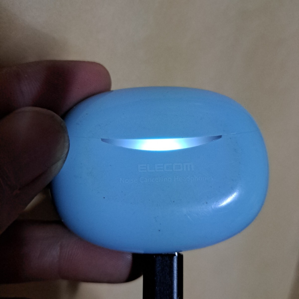 エレコム ELECOM LBT-TWS15 ブルー ワイヤレスイヤホン ケースのみ 充電器 充電ケース イヤホンケース拍卖