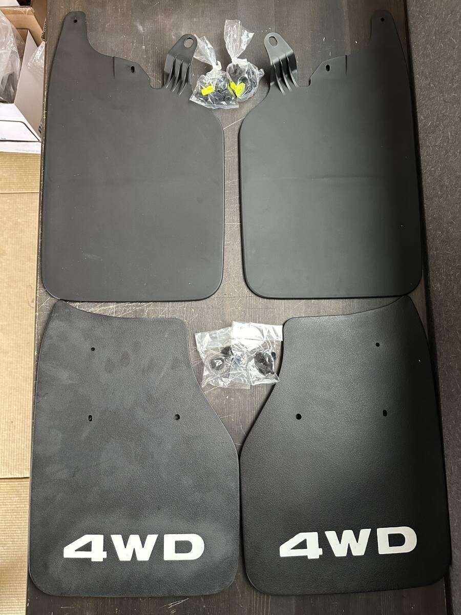 トヨタ 純正 4ランナー ハイラックス マッドガード フロント リア 左右 MUDGUARD FRONT REAR BODY LR TOYOTA拍卖