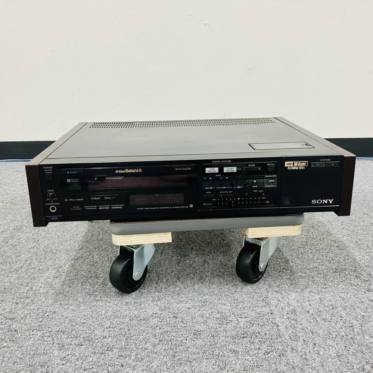 T014-Z22-585 SONY ソニー SL-HF1000D Hi-Band Betamax hi-fi ハイバンドベータ ベータビデオデッキ 通電確認済み 家電 SA拍卖