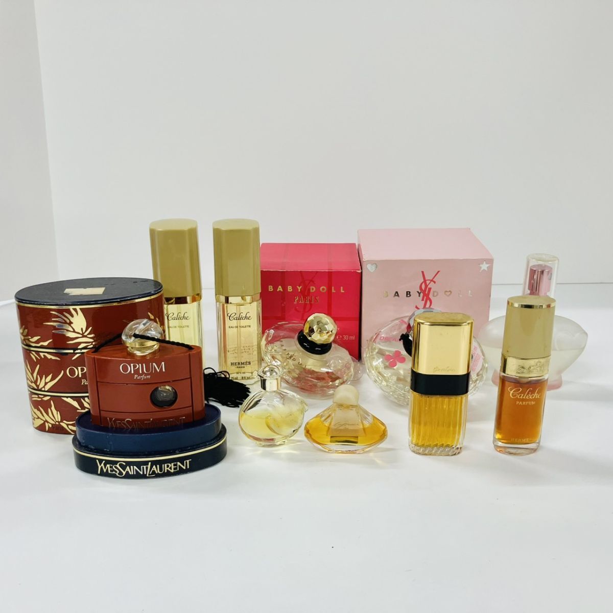 T004-999 ■ YVES SAINT LAURENT HERMES カプチドカプチ イヴサンローラン エルメス 香水 10点 まとめ BABY DOLL 50ml レディース SA拍卖