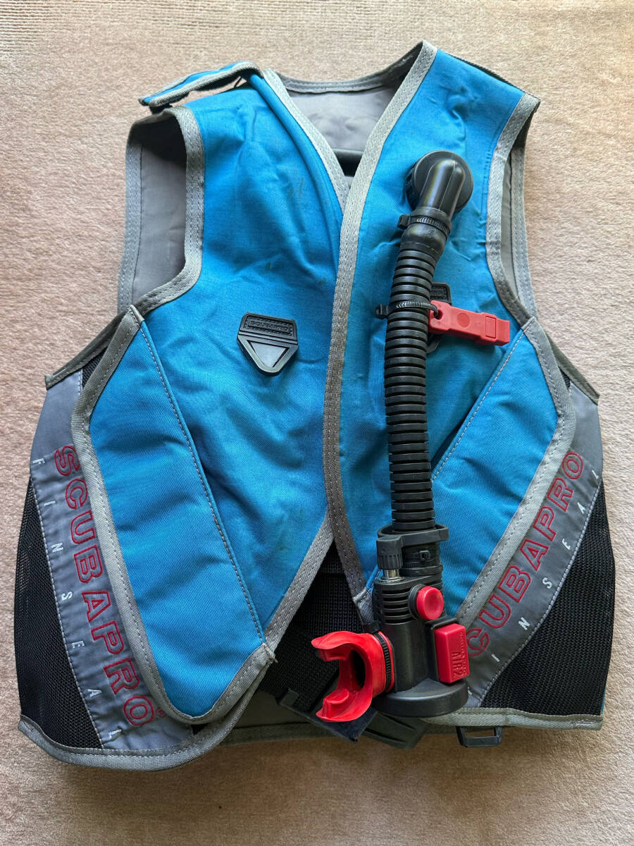 SCUBAPRO スキューバプロ Sプロ CLASSIC FINSEAL クラシック スタビ 青 ブルー AIR2付 XS 美品拍卖