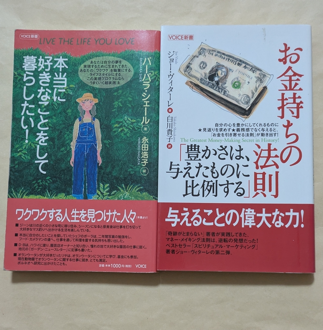【即決・送料込】本当に好きなことをして暮らしたい! + お金持ちの法則 新書2冊セット拍卖
