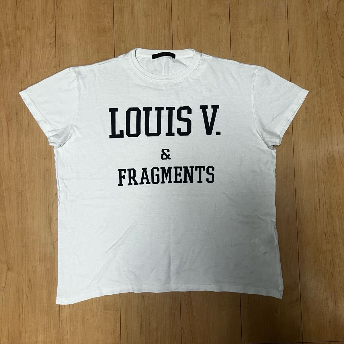 激安 格安 LOUIS VUITTON ルイヴィトン LV Tシャツ ホワイト 半袖Tシャツ カットソー ロゴ Tee拍卖