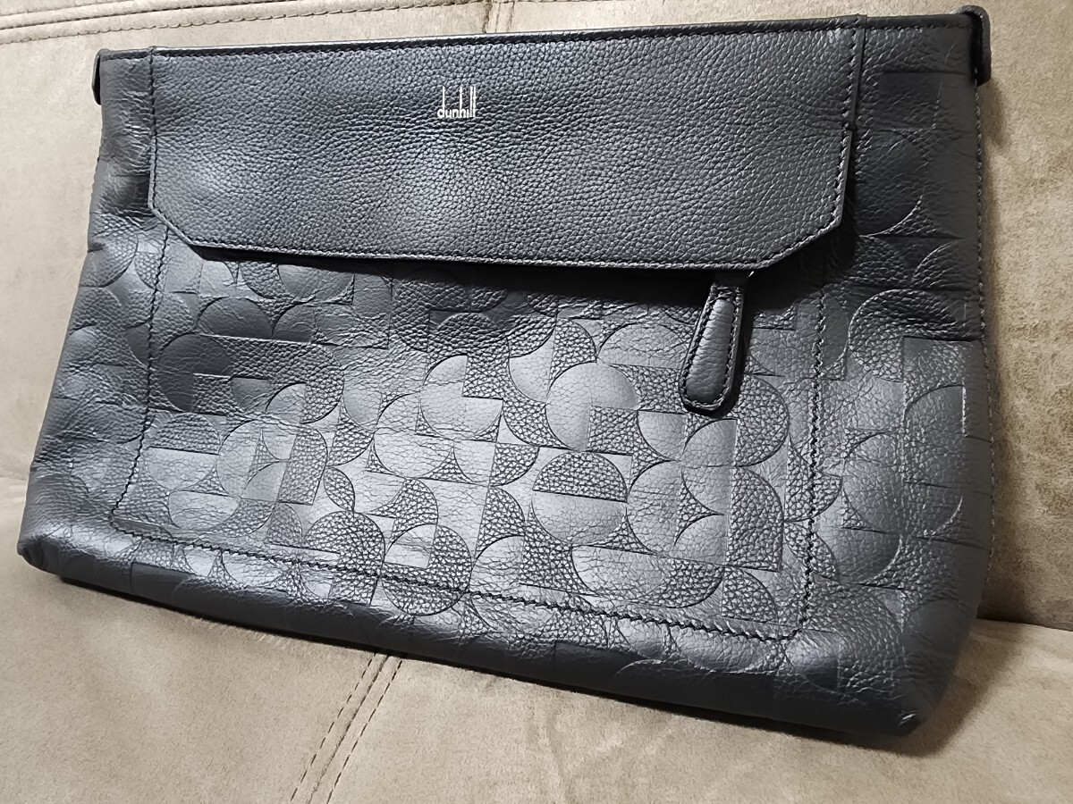 極美品 dunhill ベルグレイヴ クラッチバッグ ダンヒル拍卖