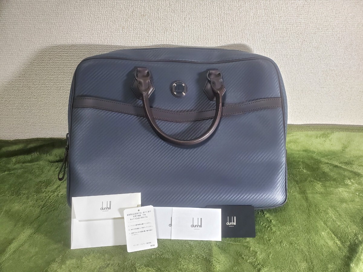 ギャラ付 現行 美品 dunhill ダンヒル ビジネスバッグ拍卖