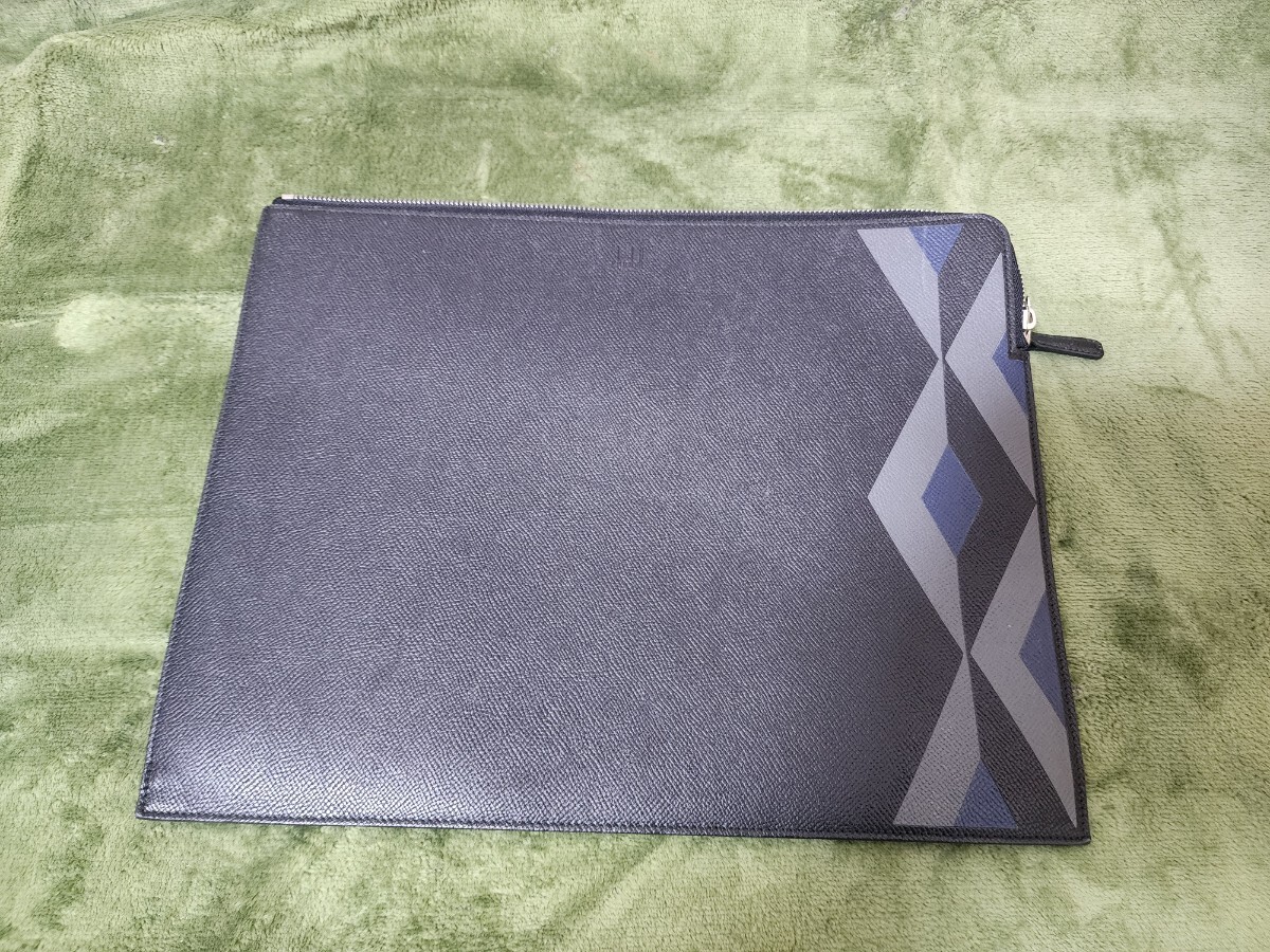 美品 現行 ダンヒル dunhill ポーチ クラッチバッグ PCケース拍卖