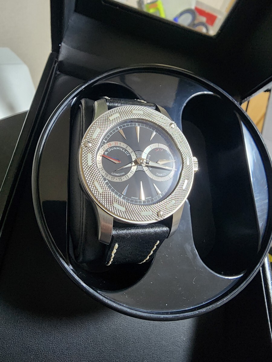 稼働美品 定価56万 限定500本 アルフレッドダンヒル 自動巻き 腕時計 ボビーファインダー拍卖