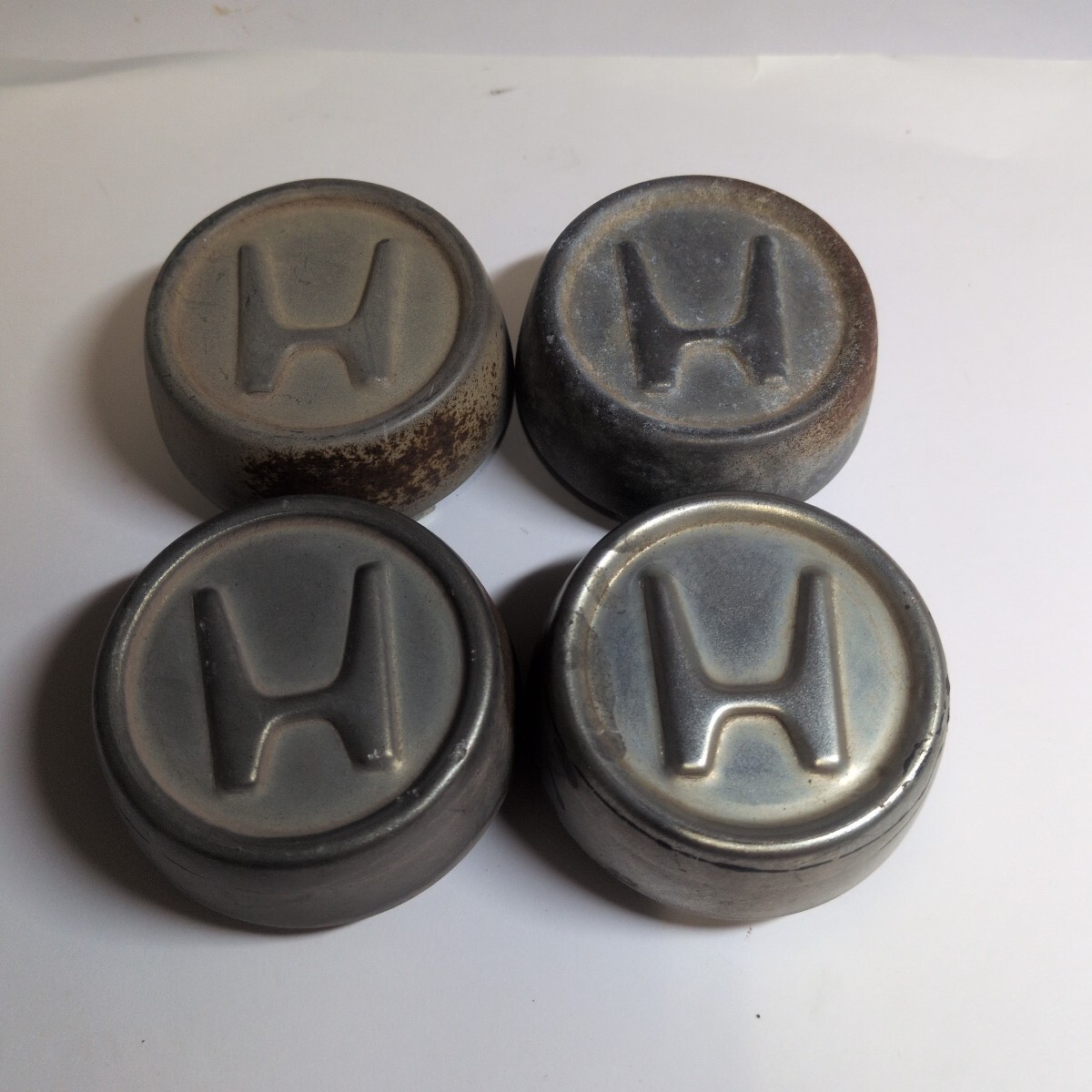 HONDA ホンダ純正 センターキャップ4個セット〜 アクティバモスN-VAN スチール 鉄 レストアベース拍卖