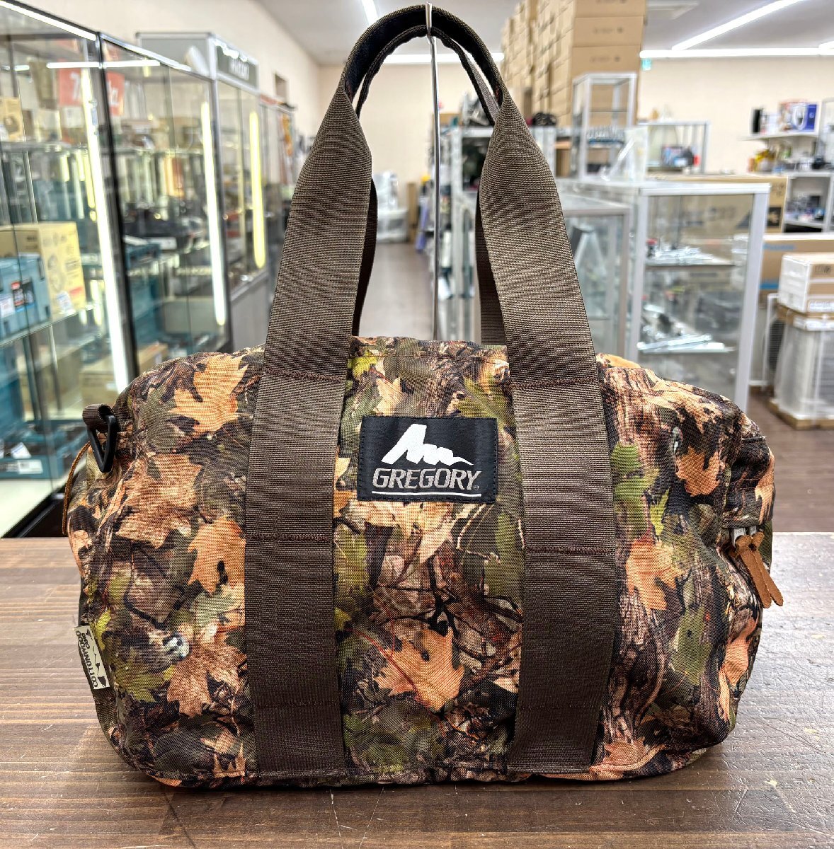 GREGORY/グレゴリー ハンドバッグ ボストンバッグ XS 横39×縦27×マチ17.5cm 迷彩 カモフラ コットンウッドカモ拍卖