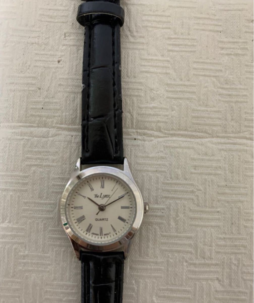 the Lynx QUARTZ WATCHリンクス クォーツ ウォッチ レディース 腕時計/部品取り用/動作不動/ベルト使用感/ジャンク扱い拍卖