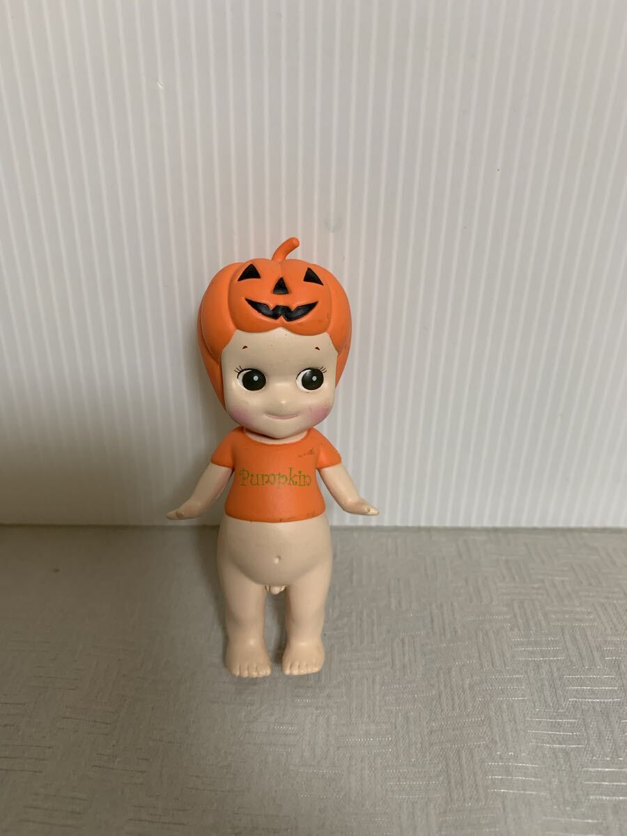 キューピー DREAMS 2007 pumpkin パンプキンかぼちゃ ハロウィン SONNYANGEL ソニーエンジェル キューピー/レトロ置物/部品取り用/USED拍卖