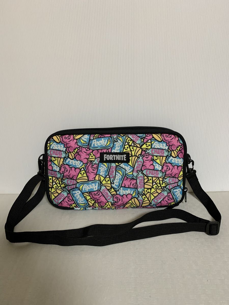 FORTNITE フォートナイト ピーリー総柄デザイン マルチケースショルダー/バッグ/ゲーム機収納ケース等にも拍卖