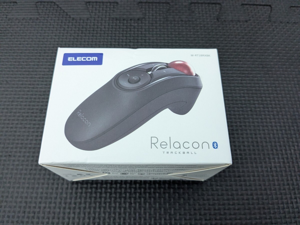 ◎0710u2708 エレコム トラックボールマウス ハンディタイプ Relacon 静音 Bluetooth ブラック M-RT1BRXBK拍卖