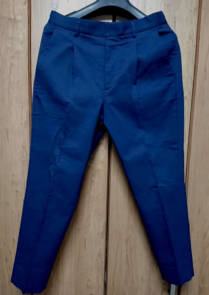 BEAUTY&YOUTH UNITED ARROWSビューティー&ユースユナイテッドアローズ★ドビー 1Pワイドテーパード アンクルパンツ★未使用新品★サイズM拍卖