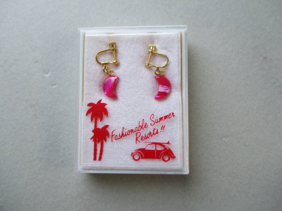 昭和レトロ ファンシー アクセサリー ピンクイヤリング レトロ拍卖